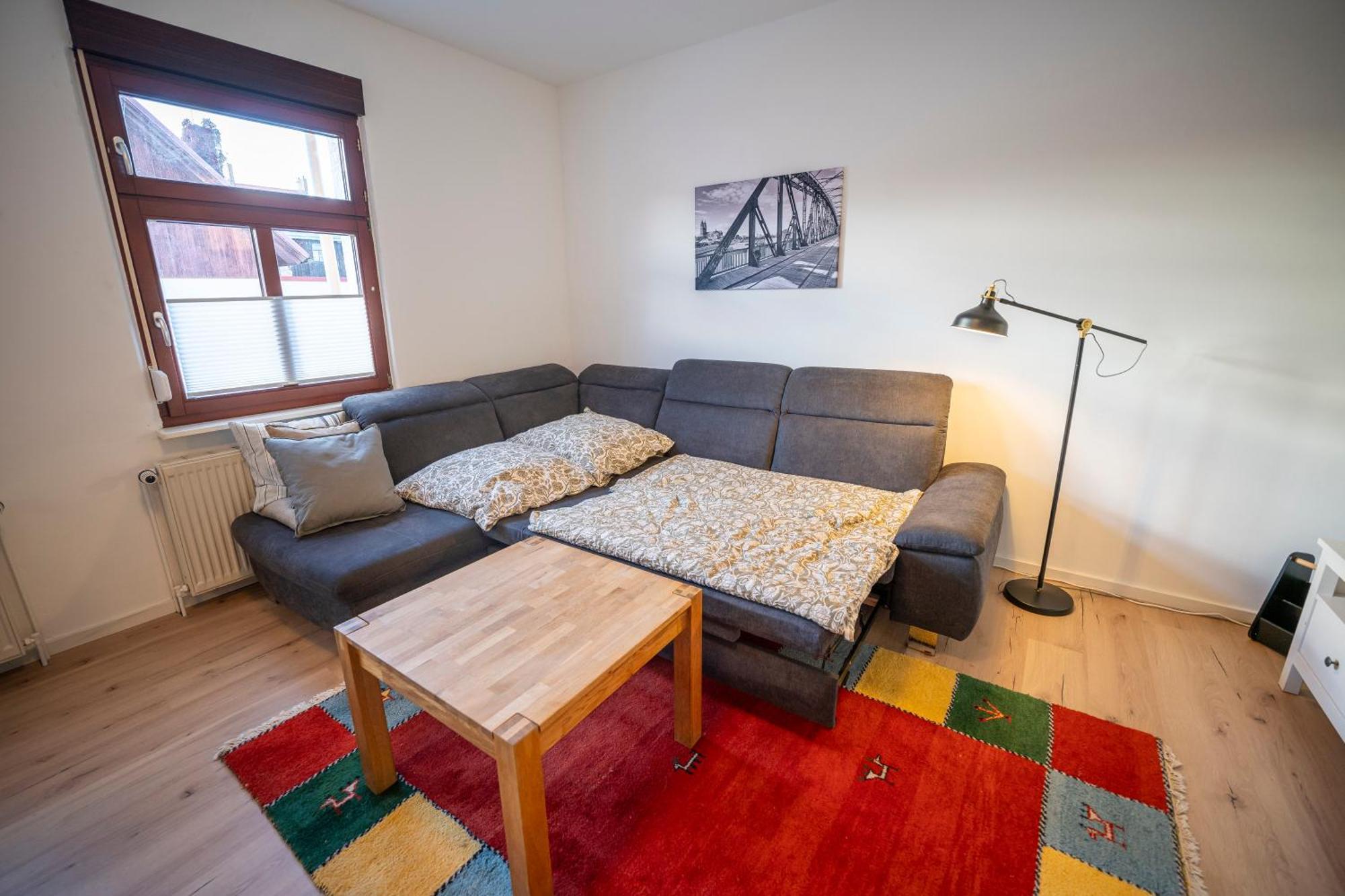 Apartamento Haus Unterm Mammutbaum - Elberadweg Magdeburgo Exterior foto