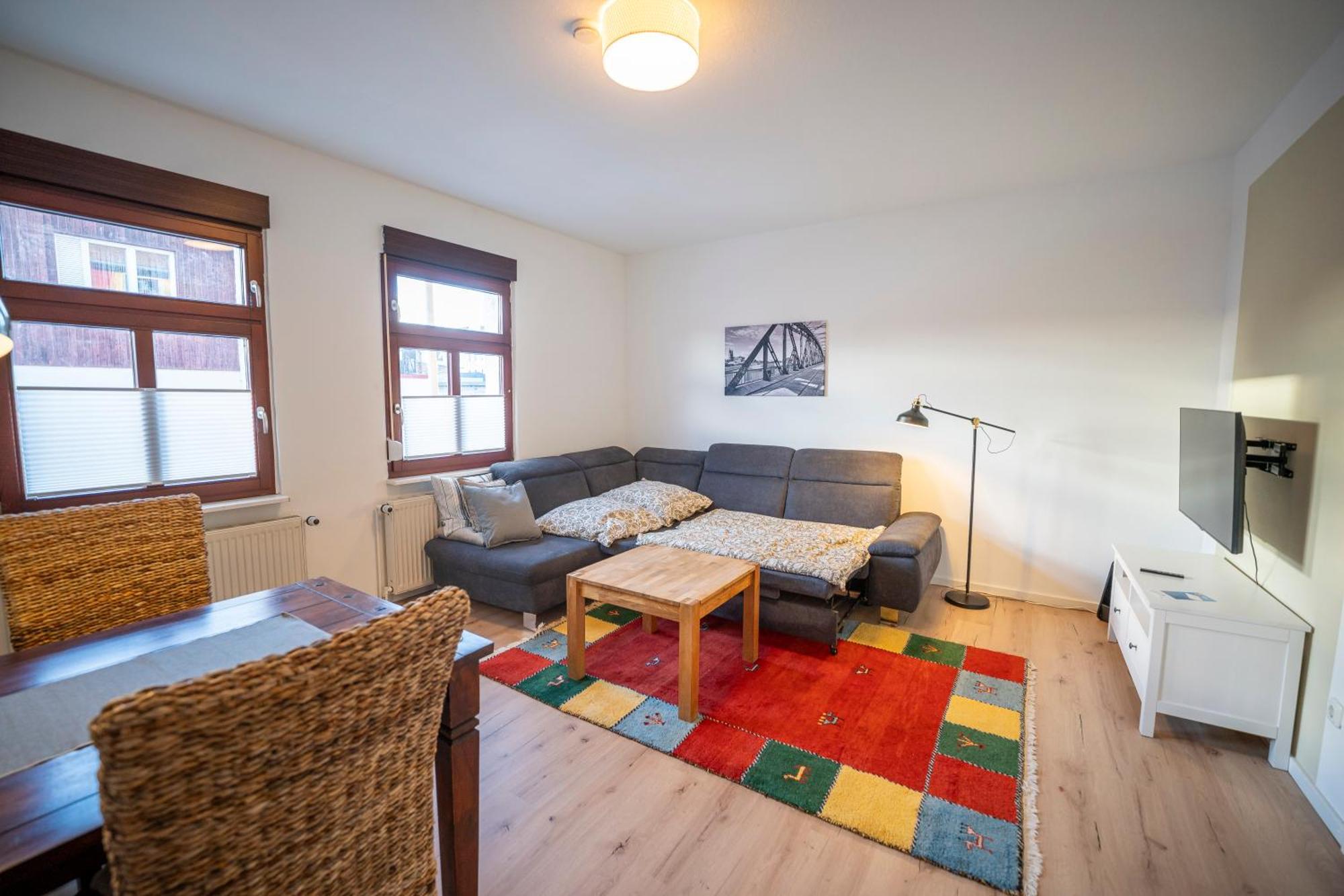 Apartamento Haus Unterm Mammutbaum - Elberadweg Magdeburgo Exterior foto